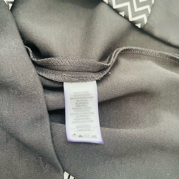 NWT Marc New York Andrew Marc Black White Shift Sleeveless Dress Plus Size 2X - Picture 6 of 6